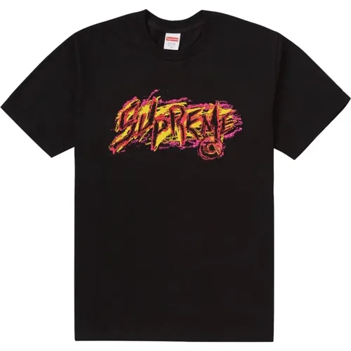 Limited Edition Scratch Tee , male, Sizes: L, XL, M - Supreme - Modalova