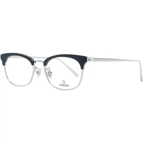 Schwarze Metall- und Kunststoffoptische Brillen für Frauen , Damen, Größe: ONE Size - Omega - Modalova
