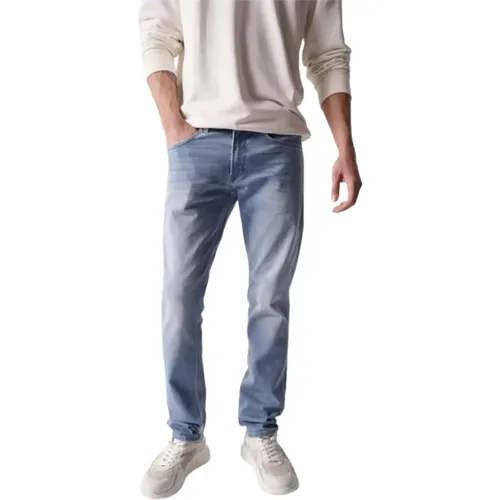 Slim-fit Jeans , Herren, Größe: W32 L32 - Salsa - Modalova