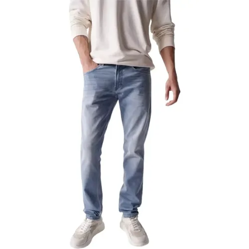 Slim-fit Jeans , Herren, Größe: W34 L32 - Salsa - Modalova