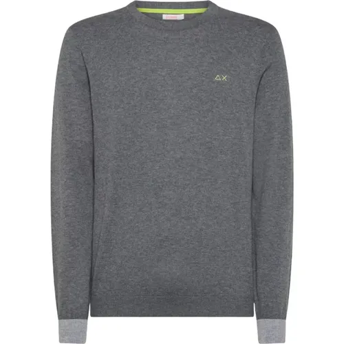 Stilvolle O-Neck Pullover , Herren, Größe: 2XL - Sun68 - Modalova