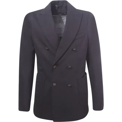 Wool Cashmere Jacket Peak Lapel , male, Sizes: S, XL, 2XL, 3XL, M, L - Circolo 1901 - Modalova