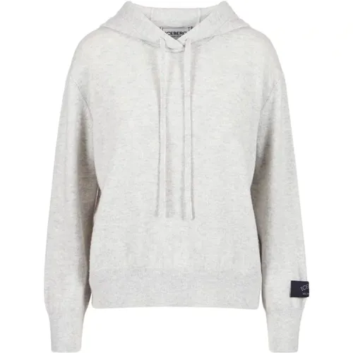 Kaschmir Kapuzenpullover , Damen, Größe: XS - Iceberg - Modalova