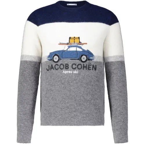 Alpaka Mix Pullover , Herren, Größe: 2XL - Jacob Cohën - Modalova