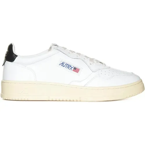 Weiße Leder Low Sneakers Autry - Autry - Modalova