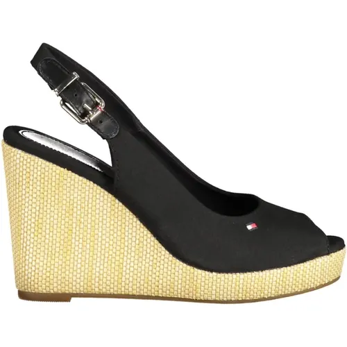 Wedge Sandals with Buckle Fastening , female, Sizes: 8 UK, 5 UK, 7 UK, 6 UK, 4 UK, 3 UK - Tommy Hilfiger - Modalova