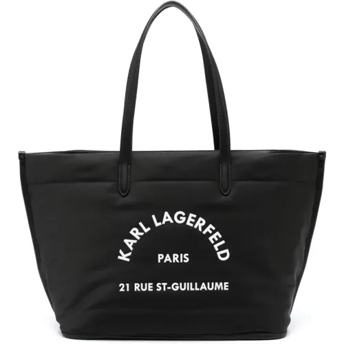 Nylon Tote Bag , female, Sizes: ONE SIZE - Karl Lagerfeld - Modalova