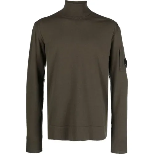 Casual Grey Wool Sweater , male, Sizes: XL, 3XL, 2XL - C.P. Company - Modalova