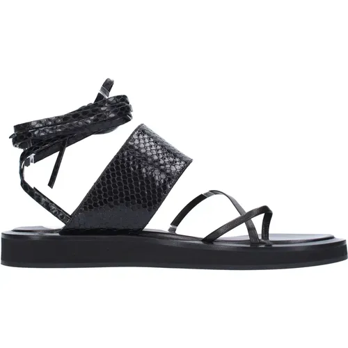 Sandalen Schwarz , Damen, Größe: 37 1/2 EU - Paris Texas - Modalova