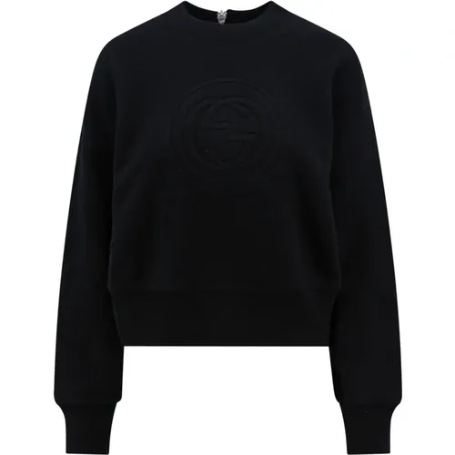 Zip Back Sweatshirt , female, Sizes: M - Gucci - Modalova