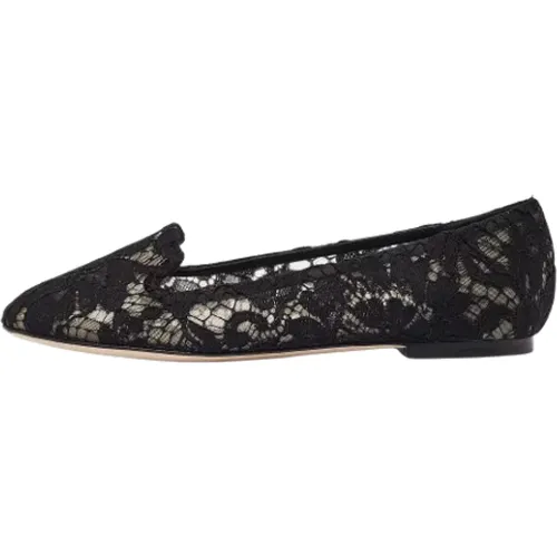 Pre-owned Lace flats , female, Sizes: 5 UK - Dolce & Gabbana Pre-owned - Modalova