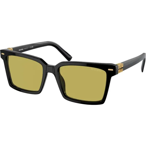 Stylische Sonnenbrille in Farbe 16K07O , Damen, Größe: 55 MM - Miu Miu - Modalova