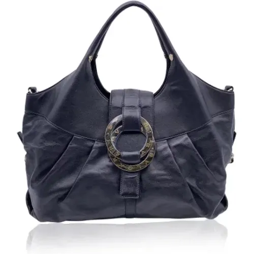 Pre-owned Leder schultertasche - Bvlgari Vintage - Modalova