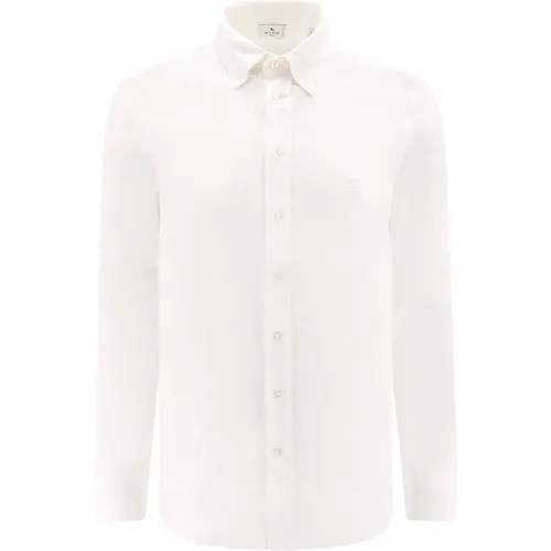 Linen Shirt Button Down Collar , male, Sizes: 4XL - ETRO - Modalova