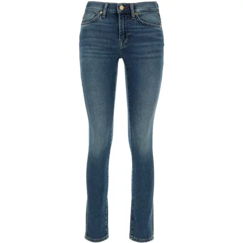 Stretch Skinny Denim Jeans , Damen, Größe: W25 - 7 For All Mankind - Modalova