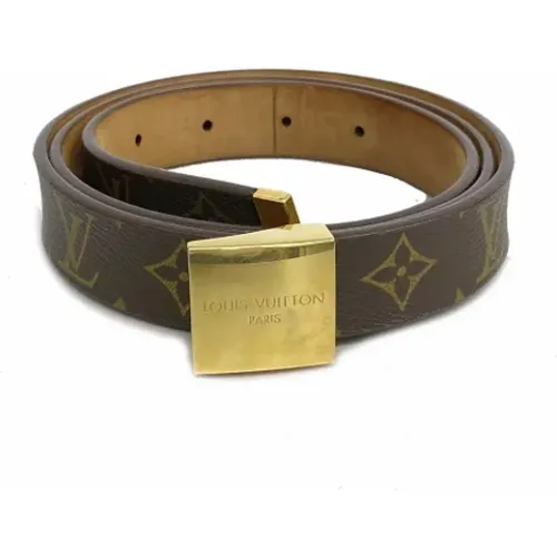 Pre-owned Fabric belts , male, Sizes: ONE SIZE - Louis Vuitton Vintage - Modalova