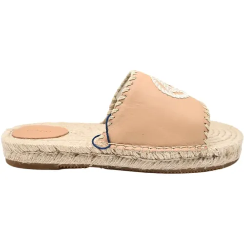 Leather Sandals Natural Style , male, Sizes: 8 UK - Gant - Modalova