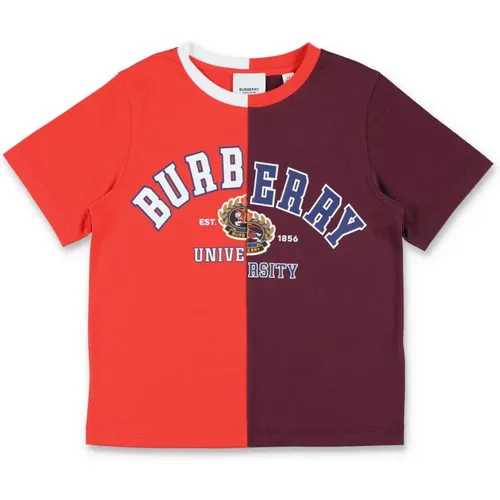 Bicolor Logo T-Shirt Burberry - Burberry - Modalova