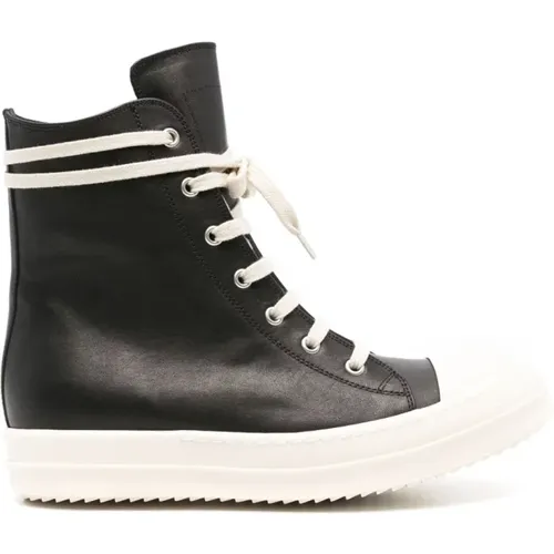 Leather Sneakers , female, Sizes: 4 UK, 3 UK, 2 UK, 7 UK, 8 UK - Rick Owens - Modalova