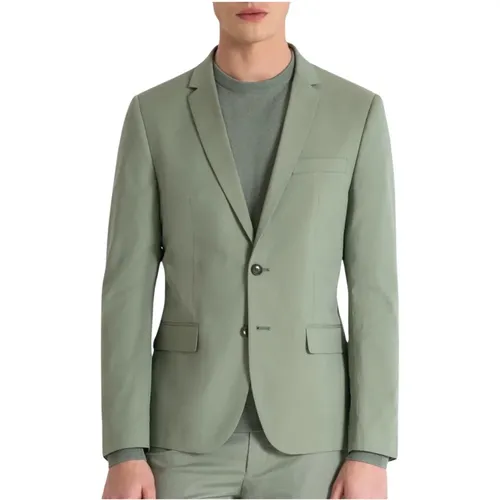 Sage Suit Jacket , Herren, Größe: M - Antony Morato - Modalova