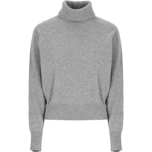 Kaschmir Hoher Hals Pullover Grau - Vanisé - Modalova