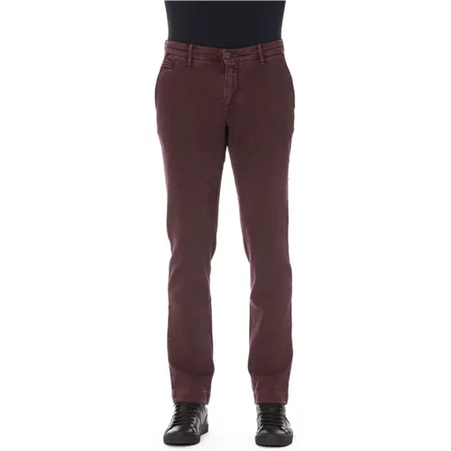 Chino Stil Hose mit Logo Details , Herren, Größe: W33 - Jacob Cohën - Modalova