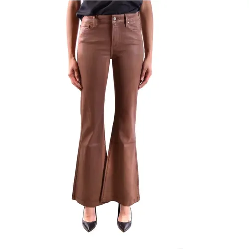 Women Clothing Jeans Cognac Aw22 , female, Sizes: W25, W26, W27, W28, W24 - Paige - Modalova