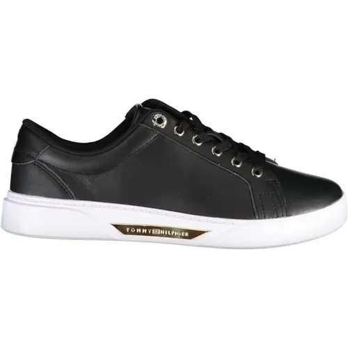 Lace-up Sports Footwear with Contrast Sole and Logo , female, Sizes: 8 UK, 6 UK, 5 UK, 7 UK, 3 UK, 4 UK - Tommy Hilfiger - Modalova