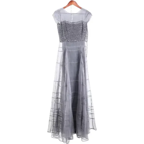 Pre-owned Silk dresses , female, Sizes: S - Dior Vintage - Modalova