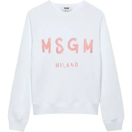 Weiße Pullover für Frauen , Damen, Größe: XS - Msgm - Modalova