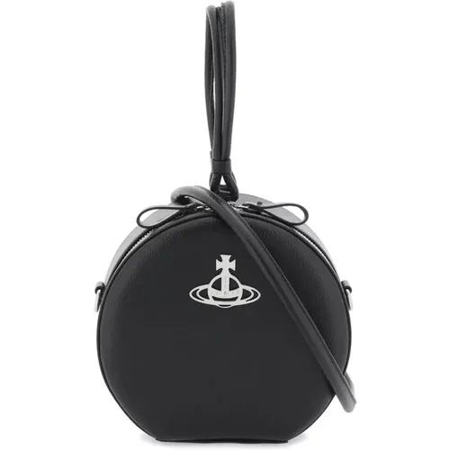 Grained Faux Leather Handtasche , Damen, Größe: ONE Size - Vivienne Westwood - Modalova