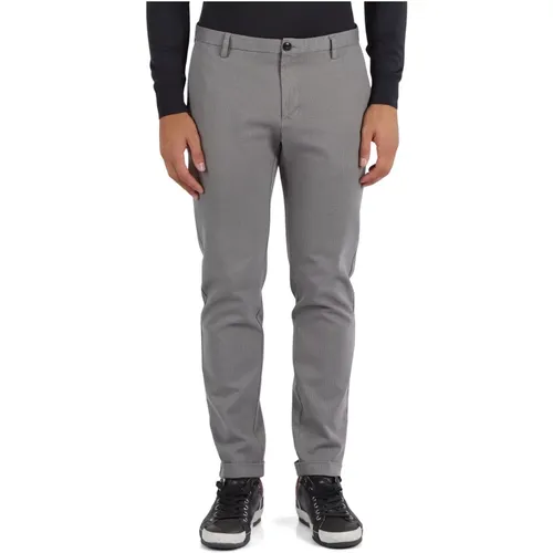 Stretch-Baumwoll-Chinos für Herren , Herren, Größe: L - At.P.Co - Modalova