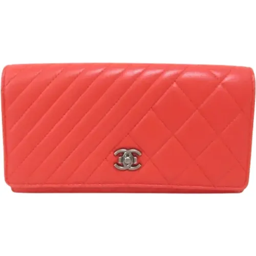 Pre-owned Leather wallets , female, Sizes: ONE SIZE - Chanel Vintage - Modalova