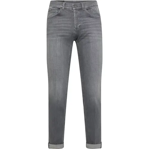 Graue Denim Jeans , Herren, Größe: W31 - Dondup - Modalova