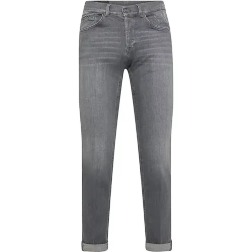 Graue Denim Jeans , Herren, Größe: W38 - Dondup - Modalova