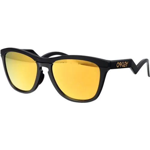 Stylische Hybrid-Sonnenbrille für Männer , Herren, Größe: 55 MM - Oakley - Modalova
