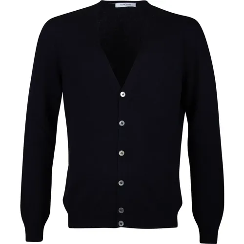 Wool Cashmere Sweater , male, Sizes: 2XL, L, M - Gran Sasso - Modalova