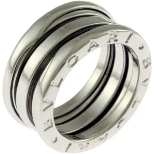 Pre-owned White Gold rings , female, Sizes: ONE SIZE - Bvlgari Vintage - Modalova