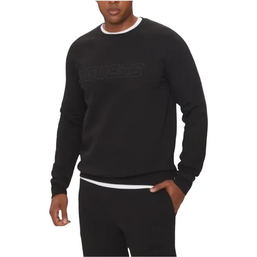 Herren Logo Sweatshirt , Herren, Größe: S - Guess - Modalova