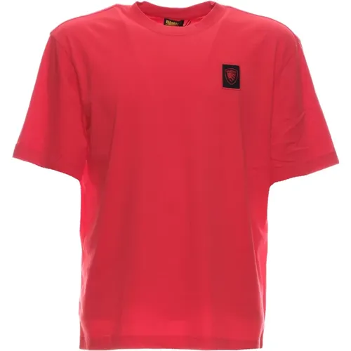 Stylish T-Shirt and Polo Combo , male, Sizes: L, 2XL, XL - Blauer - Modalova