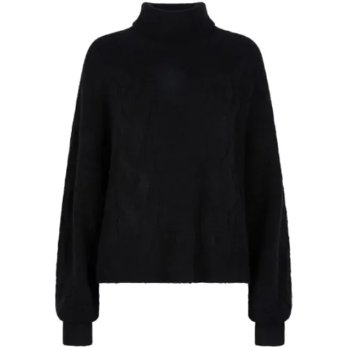 Alpaca Turtleneck , female, Sizes: XS - Dante 6 - Modalova