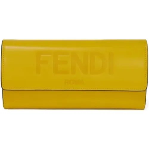 Pre-owned Leather wallets , female, Sizes: ONE SIZE - Fendi Vintage - Modalova