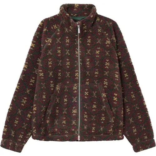 Textured Patterned Jacket , male, Sizes: L, M, S - Les Deux - Modalova