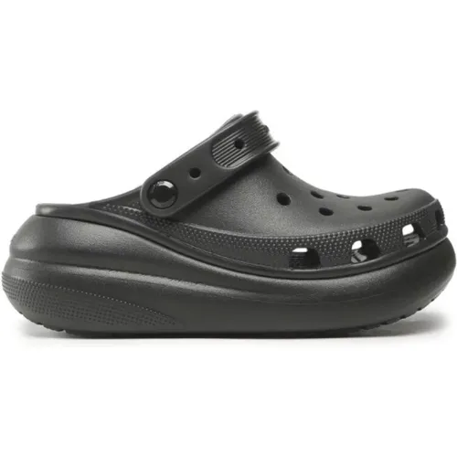 Schwarze Clog Crush Schuhe , Damen, Größe: 41 EU - Crocs - Modalova