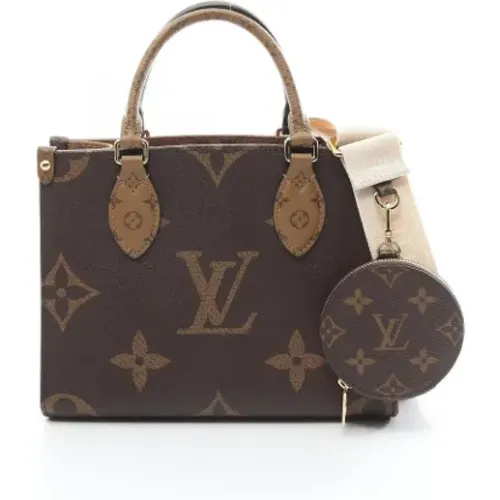 Pre-owned Canvas handbags , female, Sizes: ONE SIZE - Louis Vuitton Vintage - Modalova