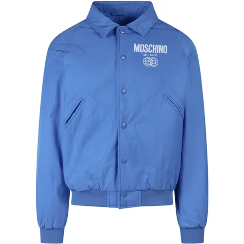 Single Button Closure Jacket , male, Sizes: L - Moschino - Modalova
