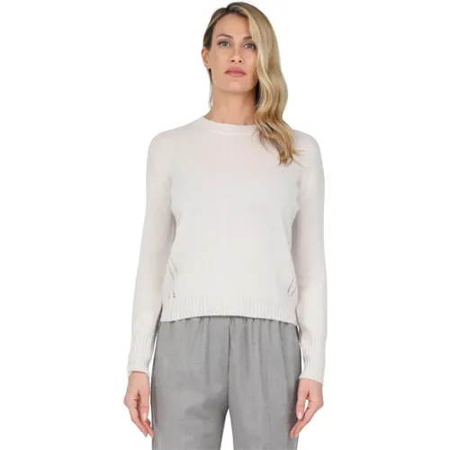 Cashmere Crewneck Sweater , female, Sizes: S - Max Mara Studio - Modalova