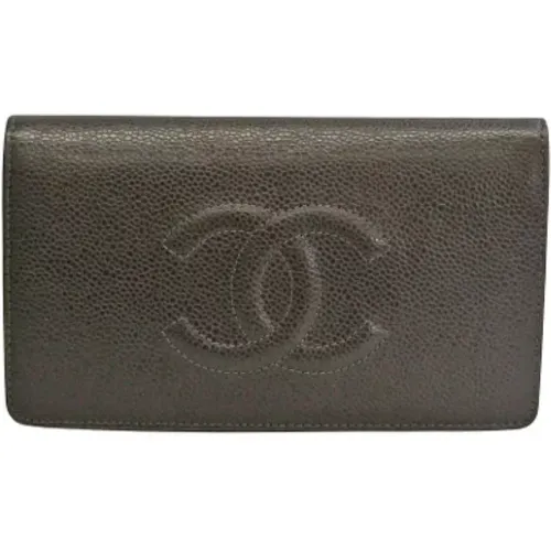 Pre-owned Leather wallets , female, Sizes: ONE SIZE - Chanel Vintage - Modalova