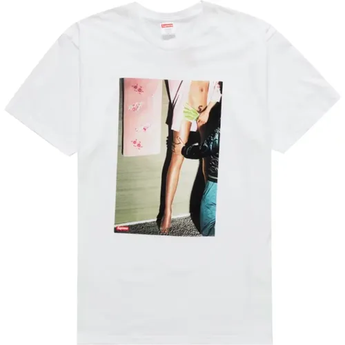 Klassisches Weißes Model Tee Limited Edition , Herren, Größe: L - Supreme - Modalova