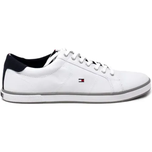 Weiße Slip-On Sneakers Herbst/Winter Herren , Herren, Größe: 46 EU - Tommy Hilfiger - Modalova